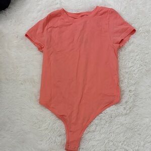 Coral body suit